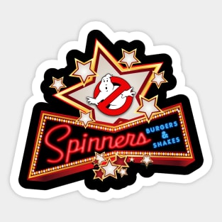 Ghostbusters Spinners Sign Sticker